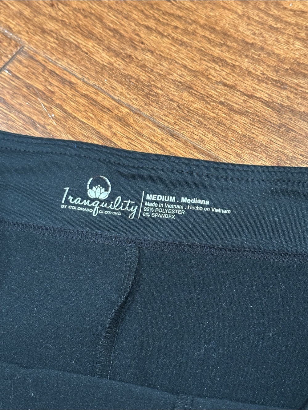 Tranquility Women's Skort Black skort skirt - Picture 2 of 4